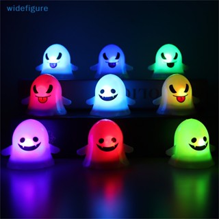 Widefigure โคมไฟ LED รูปผีกระพริบน่ารัก สําหรับตกแต่งปาร์ตี้ฮาโลวีน วันขอบคุณพระเจ้า