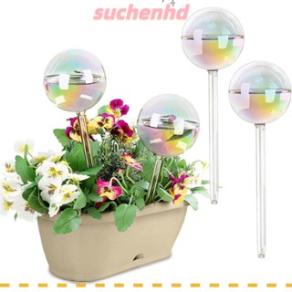 Suchenhd หลอดไฟรดน้ําต้นไม้อัตโนมัติ ทรงกลม รูปก้อนเมฆ สร้างสรรค์ สําหรับปลูกต้นไม้ในร่ม และกลางแจ้ง 2 ชิ้น