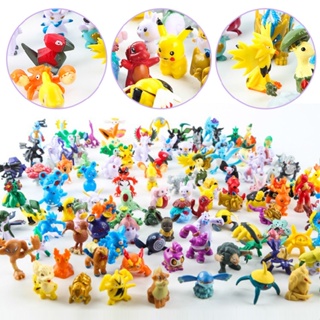 144pcs Mini PVC Action Figures Monster Toys for Pokemon Fans Kids Gift