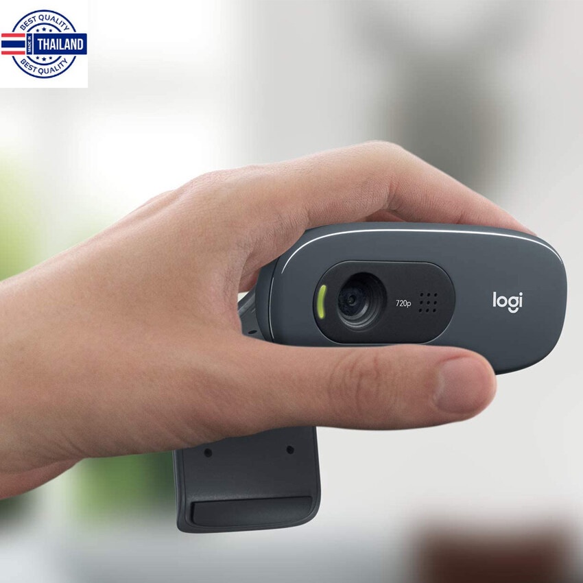 【จัดส่งด่วน1-2Day】Logitech C270 HD Webcam กล้องเว็แคม genuine ประกัน 2year มีหน้าร้านจัดส่งในไทย