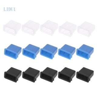 Lidu1 พอร์ตชาร์จ USB Type A พลาสติก กันฝุ่น 5 ชิ้น 5 ชิ้น