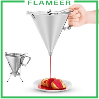 [Flameer] เครื่องจ่ายแป้งวาฟเฟิล แพนเค้ก ทาโกยากิ ปลาหมึก สําหรับทําวาฟเฟิล ขนมหวาน คัพเค้ก เบเกอรี่ ตกแต่งเค้ก