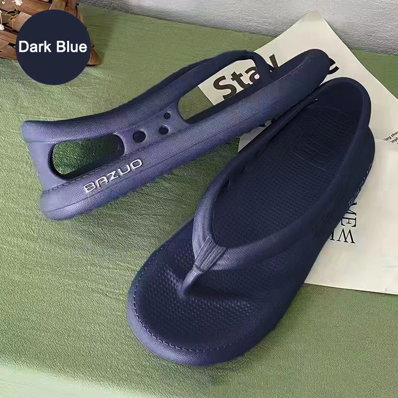 รองเท้าแตะ Bazuo สไลด์ใหม่สําหรับผู้หญิงและผู้ชาย EVA พื้นหนาไม่ลื่น Quick-Dry Flip-Flop