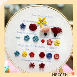 Hecceh ชุดอุปกรณ์เย็บปักถักร้อย ปักครอสสติตช์ DIY สําหรับตกแต่งบ้าน