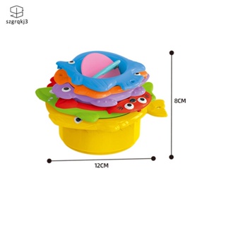 [szgrqkj3] ถ้วยซ้อนของเล่นอาบน้ํา สําหรับเด็กผู้ชาย ผู้หญิง 2-4 ปี
