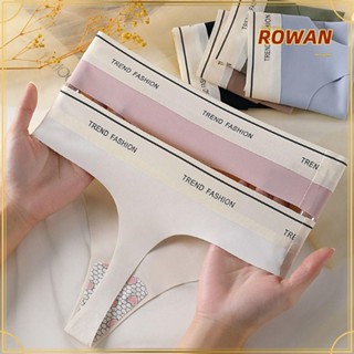 Rowans กางเกงชั้นใน ผ้าเรยอน และผ้าซาติน ระบายอากาศได้ดี ไร้รอยต่อ สีฟ้า