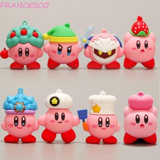 Francesco โมเดลฟิกเกอร์ การ์ตูน Star Kirby ขนาดเล็ก ของเล่นสะสม สําหรับเด็ก