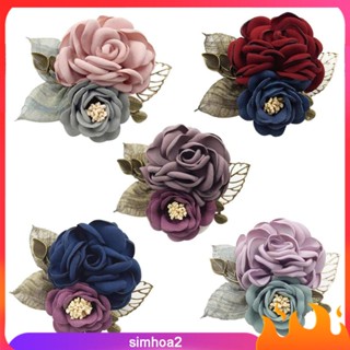 [Simhoa2] เข็มกลัด รูปใบไม้ ดอกไม้ เครื่องประดับ