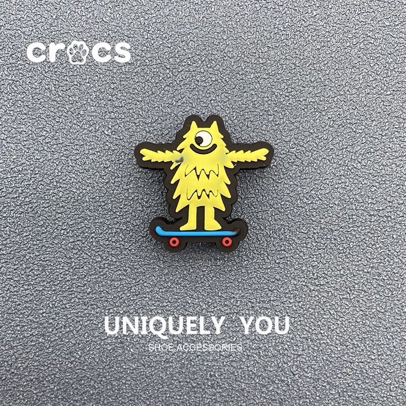 Crocs jibbitz หัวเข็มขัด ลายการ์ตูนมอนสเตอร์ ดอกไม้น่ารัก สไตล์เกาหลี แฟชั่น สําหรับตกแต่งรองเท้าแตะ