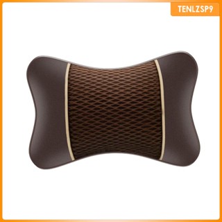 [tenlzsp9] หมอนรองคอ หนัง PU มีซิป สําหรับรถยนต์ รถบรรทุก