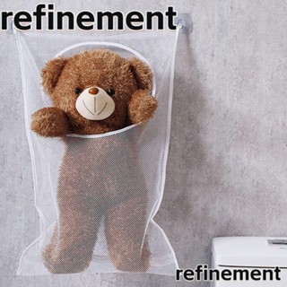 Refinement กระเป๋าแขวน ประหยัดพื้นที่ ระบายอากาศ ไม่ต้องเจาะ สีโปร่งใส สําหรับห้องน้ํา