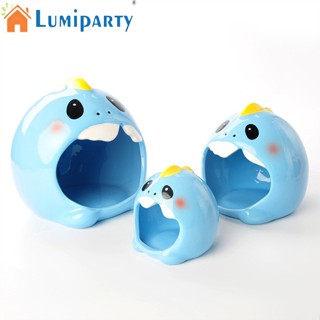 Lumiparty รังเซรามิค รูปการ์ตูนมอนสเตอร์ แฟชั่นฤดูร้อน สําหรับหนูแฮมสเตอร์ เม่น ชินชิล่า