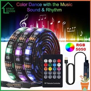 ✿ ล็อตซอฟกู้ด ✿  Smd 5050 สายไฟ LED RGB ยืดหยุ่น ควบคุมเพลง USB AU