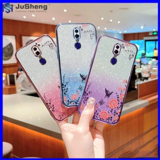 Jusheng เคสโทรศัพท์มือถือ ลายผีเสื้อกระพริบ สําหรับ oppo F11 F9 F11 PRO F5 MMHY