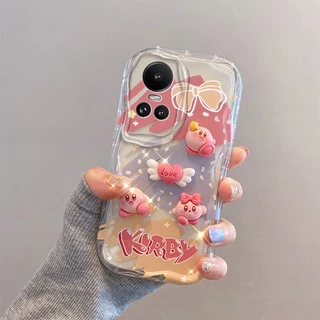 เคส OPPO RENO 10 5G RENO 10 PRO 5G ตุ๊กตาสามมิติ สีใส การ์ตูน กรณีป้องกันโทรศัพท์มือถือ TY4