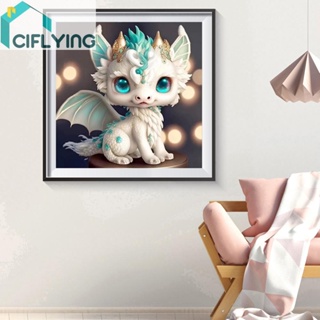 [Ciflys.Th] ชุดงานจิตรกรรม ปักครอสสติตช์เพชร โมเสก ลายราศีจีน 5D แฮนด์เมด DIY สําหรับตกแต่งผนังบ้าน