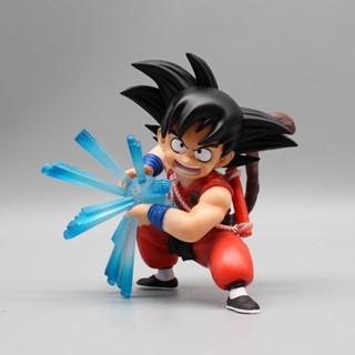 โมเดลฟิกเกอร์ Pvc รูปปั้นอนิเมะ Dragon Ball Son Goku Turtle Pie Qigong ขนาด 13 ซม. ของเล่นสําหรับเด็ก