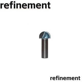 Refinement ดอกสว่านคาร์ไบด์ทังสเตน ทรงกลม แบบพกพา สีเงิน สําหรับงานไม้