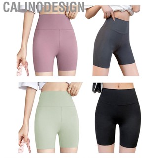 Calinodesign Women Short Leggings  High Waisted Butt Lifting Breathable Thin Stylish Workout Shorts for Daily Home