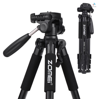 {tyth} ZOMEI Q111 142cm/56 Inch Lightweight Portable Aluminum Alloy Camera Travel Tripod with Quick Release Plate/ Carry Bag for Canon   DSLR Smartphone