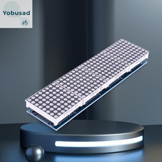 [Yobusad.th] โมดูลควบคุมชิป LED 4 IN 1 5V MAX7219 Dot Matrix DIY 32x8