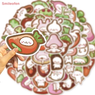 [Smileofen] ใหม่ สติกเกอร์ ลายผักน่ารัก มีกาวในตัว สําหรับติดตกแต่งสมุดโน้ต แล็ปท็อป ขวดน้ํา Diy 50 ชิ้น