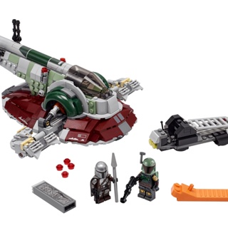 ชุดตัวต่อเลโก้ Star Wars Boba Fetts Starship 75312 ของเล่นสําหรับเด็ก 593 ชิ้น