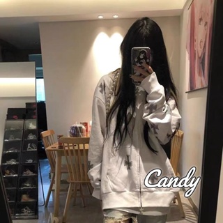 Candy Kids  เสื้อผ้าผู้ญิง แขนยาว เสื้อฮู้ด คลุมหญิง สไตล์เกาหลี แฟชั่น  Stylish fashion ทันสมัย ins WWY239007V 36Z230909