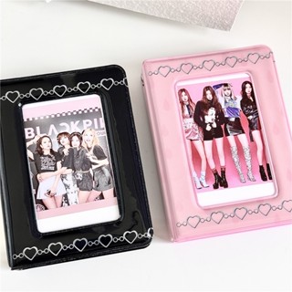 Ins อัลบั้ม Pvc โพลารอยด์ สามนิ้ว สําหรับจัดเก็บหนังสือ การ์ด ไอดอล