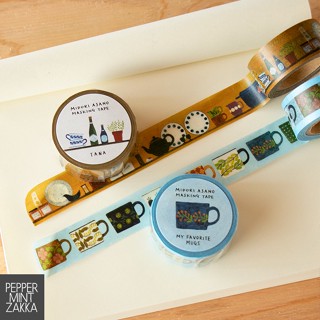 Midori Asano Masking Tape [MY FAVORITE MUGS/TANA] ผลิตภัณฑ์สบาย ๆ