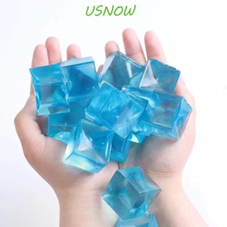 Usnow ของเล่นลูกบอลบีบคลายเครียด รูปอุ้งเท้าแมว ขนาดเล็ก สีโปร่งใส สําหรับเด็ก