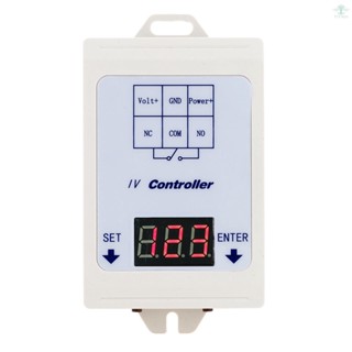 12V 24V DC LED Display Digital Voltage Meter Test Control Relay Timer Time Delay Switch Module with Case