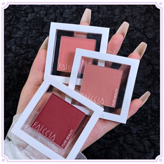 Faiccia พาเลตต์บลัชออน เนื้อแมตต์ บลัชออน บลัชออน บลัชออน สีกุหลาบ สีม่วง ธรรมชาติ สีฟ้า คอนทัวร์ พาเลตต์ อายแชโดว์