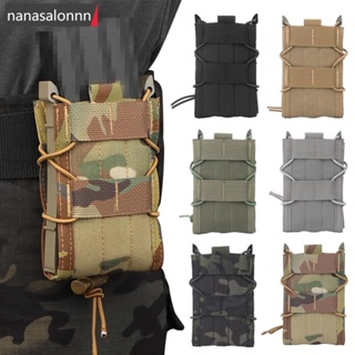 Nanasn| กระเป๋าแมกกาซีนยุทธวิธี 5.56 CS AK AR M4 AR15 Camo Molle I4R1