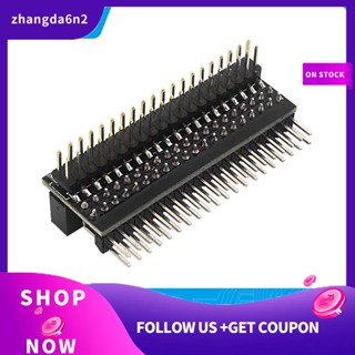 【พร้อมส่ง】บอร์ดขยายขอบ Gpio 40Pin สําหรับ Raspberry Pi 4B 3B+ 3B 2B Zero One-To-Two 40Pin