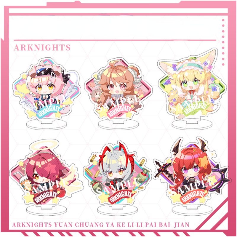 Arknights Standee Model Anime Mizuki Spectre Lappland Table Decorative Accessory