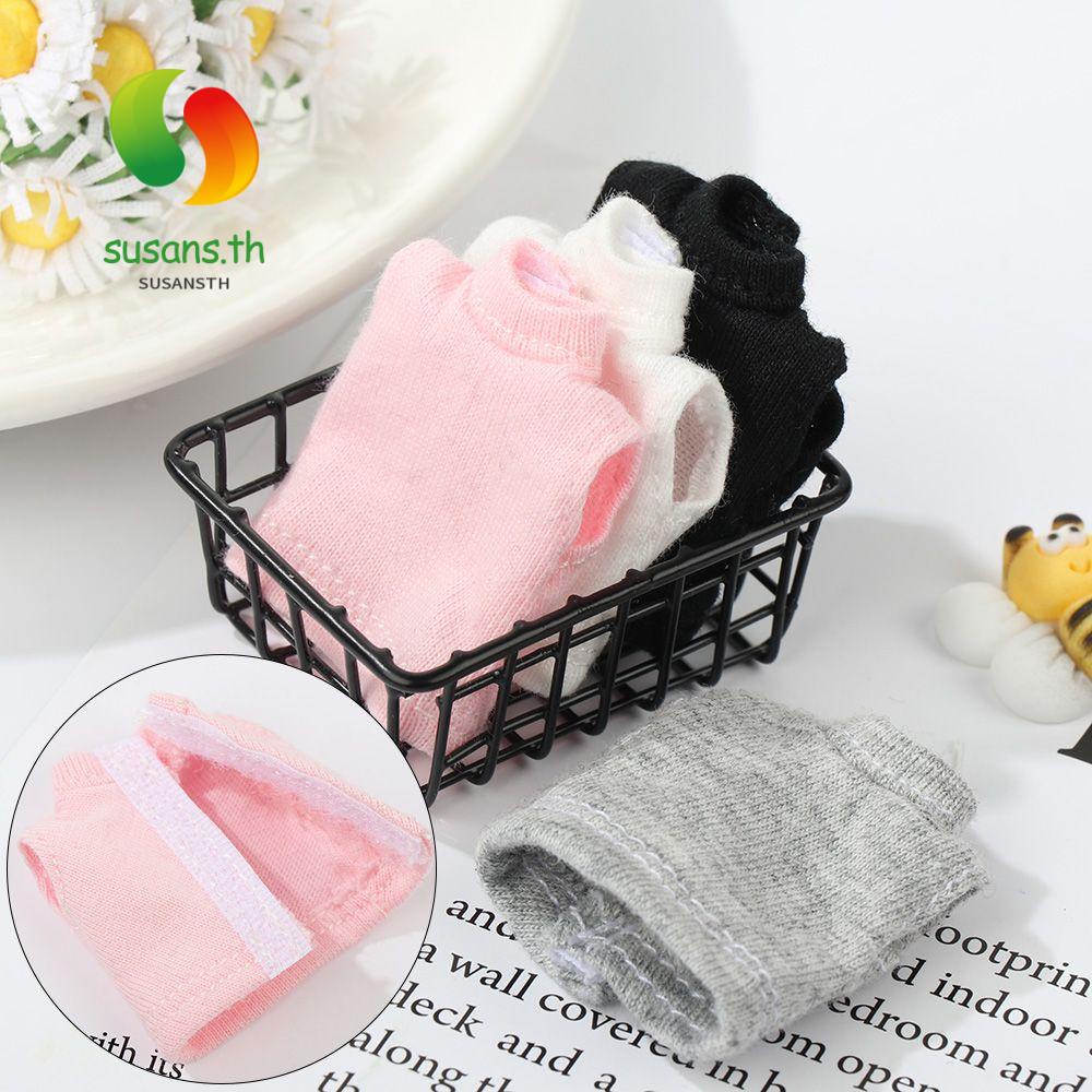 SUSANS Multi-styles Casual Pants Kids Toys Clothes Accessories Fashion Jeans 1/12 Dolls Casual Wears High Quality Doll Trousers Overalls T-shirt