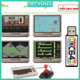 Nerv C64Mini แท่งเกม รวมทั้งเกมต่อสู้ระดับการผจญภัย C64Mini อุปกรณ์เสริมเกมวิดีโอเกม