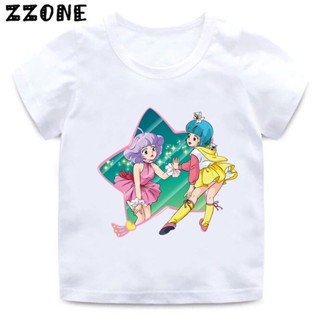 เสื้อยืดแขนสั้น พิมพ์ลายการ์ตูน Magical Angel Creamy Mami แฟชั่นฤดูร้อน สําหรับเด็กผู้หญิง