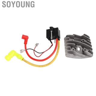 Soyoung Motorized Bicycle Ignition Coil 105mm Engine Cylinder Cover Stable Performance for 2 Stroke Bike 49cc-80cc