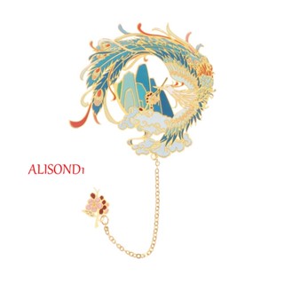 Alisond1 ที่คั่นหนังสือ จี้พู่ สร้างสรรค์ นักเรียน ของขวัญ อุปกรณ์สํานักงาน โรงเรียน คลิปหนังสือโลหะ