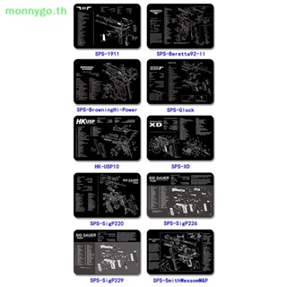 Monnygo แผ่นทําความสะอาดปืนไรเฟิล สําหรับ AR15 AK47 Glock colt1911 SIG SAUER P320 M92 1 ชิ้น