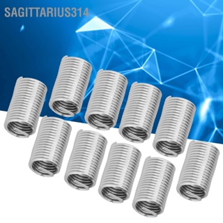 Sagittarius314 10 ชิ้นด้ายแทรกชายหญิงลด Nut Repair เครื่องมือสแตนเลสสตีล Fastener M18x2.5