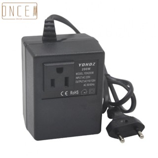 【ONCEMOREAGAIN】200W Voltage Converter 220V to 110V Transformer Step-Down Transformer Converter