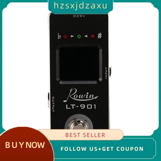 【hzsxjdzaxu】Rowin Lt-901 แป้นเหยียบเอฟเฟคกีตาร์ ขนาดเล็ก หน้าจอ Lcd อุปกรณ์เสริมกีตาร์