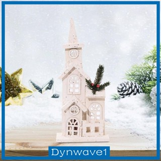 [Dynwave1] โคมไฟ Led รูปบ้านหิมะ เรืองแสง สําหรับตกแต่งบ้าน เทศกาลคริสต์มาส ฤดูหนาว