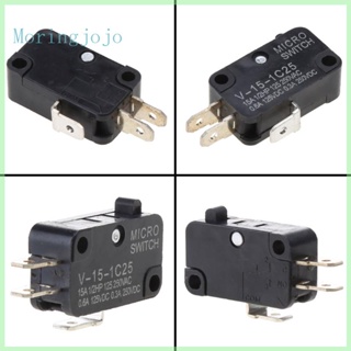 Jojo KW7-0C NO NC SPDT สวิตช์ปุ่มกดแอคชั่น AC125V 250V 15A แบบเปลี่ยน