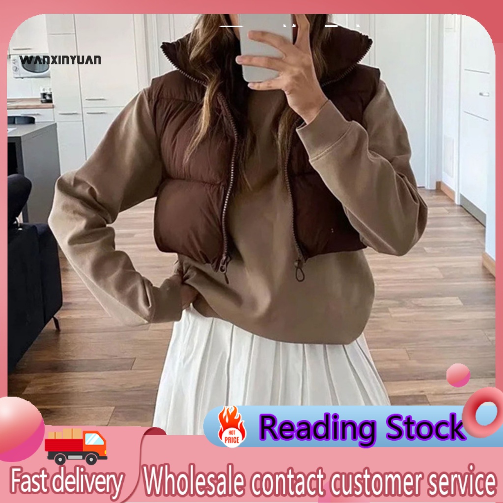 Wxy_ เสื้อคาร์ดิแกนแขนกุด ให้ความอบอุ่น สวมใส่สบาย แฟชั่นฤดูหนาว สําหรับผู้หญิง