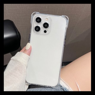 เคสโทรศัพท์มือถือแบบนิ่ม TPU ใส กันกระแทก กันตก หรูหรา สําหรับ iPhone 15 14 13 12 11 Pro Max 12 13 Pro 14 15 plus 11 Pro Max 14 Pro 13