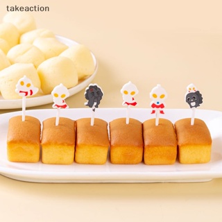 [takeaction] ส้อมจิ้มผลไม้ ขนมขบเคี้ยว ขนมหวาน เค้ก พลาสติก ฮาโลวีน สําหรับเด็ก 6 10 ชิ้น [พร้อมส่ง]